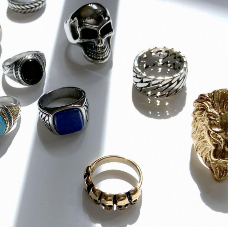 Bagues pour hommes et femmes en Argent et Acier